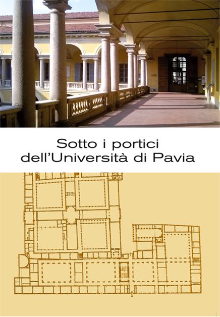 Sotto i portici dell'Università di Pavia