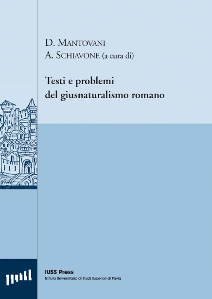 Testi e problemi del giusnaturalismo romano